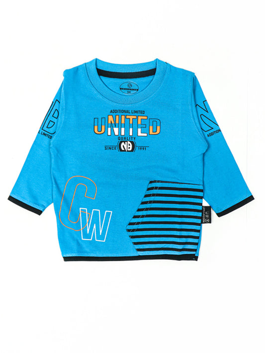 ATT Boys T-Shirt 1.5 Yrs - 3.5 Yrs United Blue