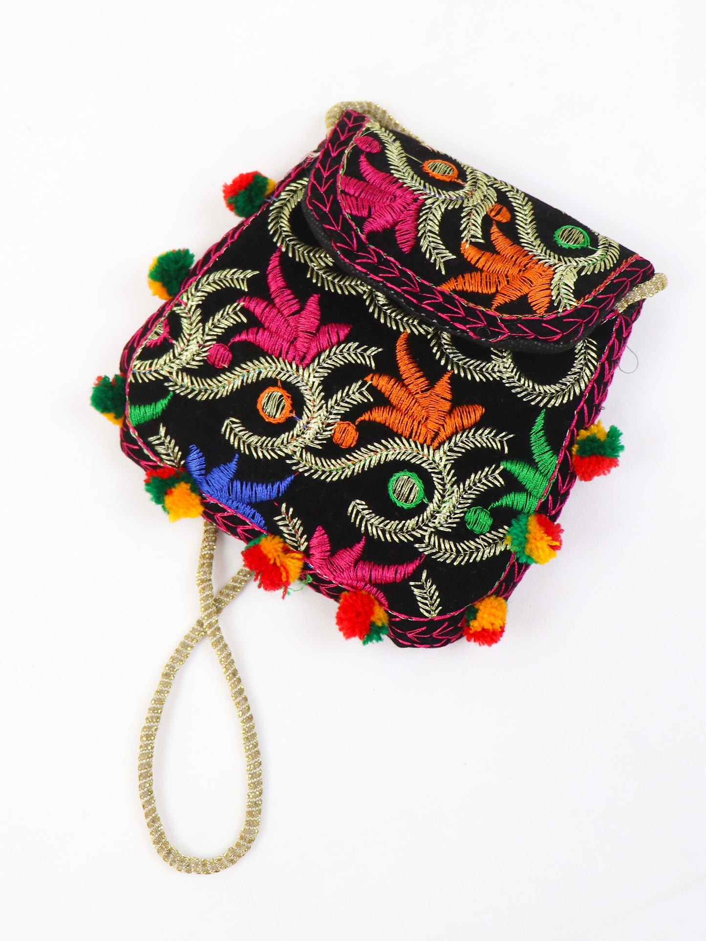 Women's Traditional Mini Handbag Flowers Small  Multicolor