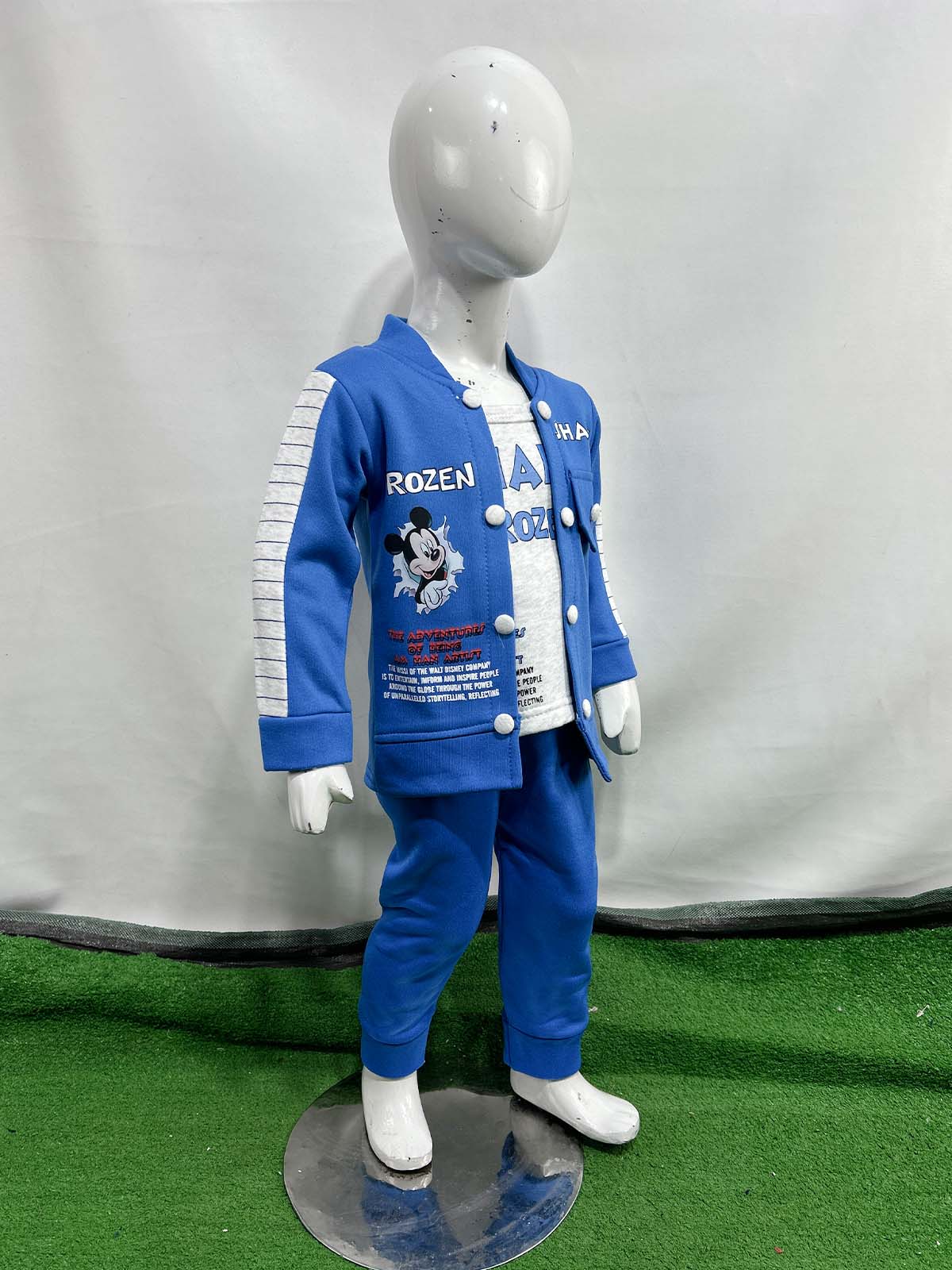 1Yr - 4Yrs Fleece Frozen Blue Suit For Kids SF BS571