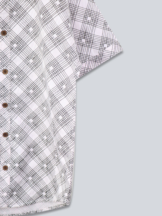 NB Boys Casual Shirt 3Yrs- 13Yrs Printed BW Lines