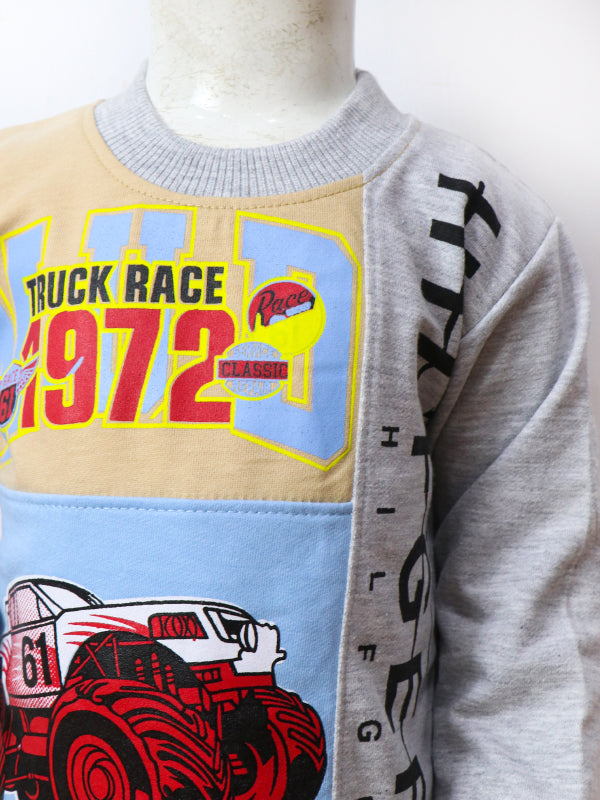 1Yr - 4Yrs Truck Sky Blue Suit For Kids BGF BS74