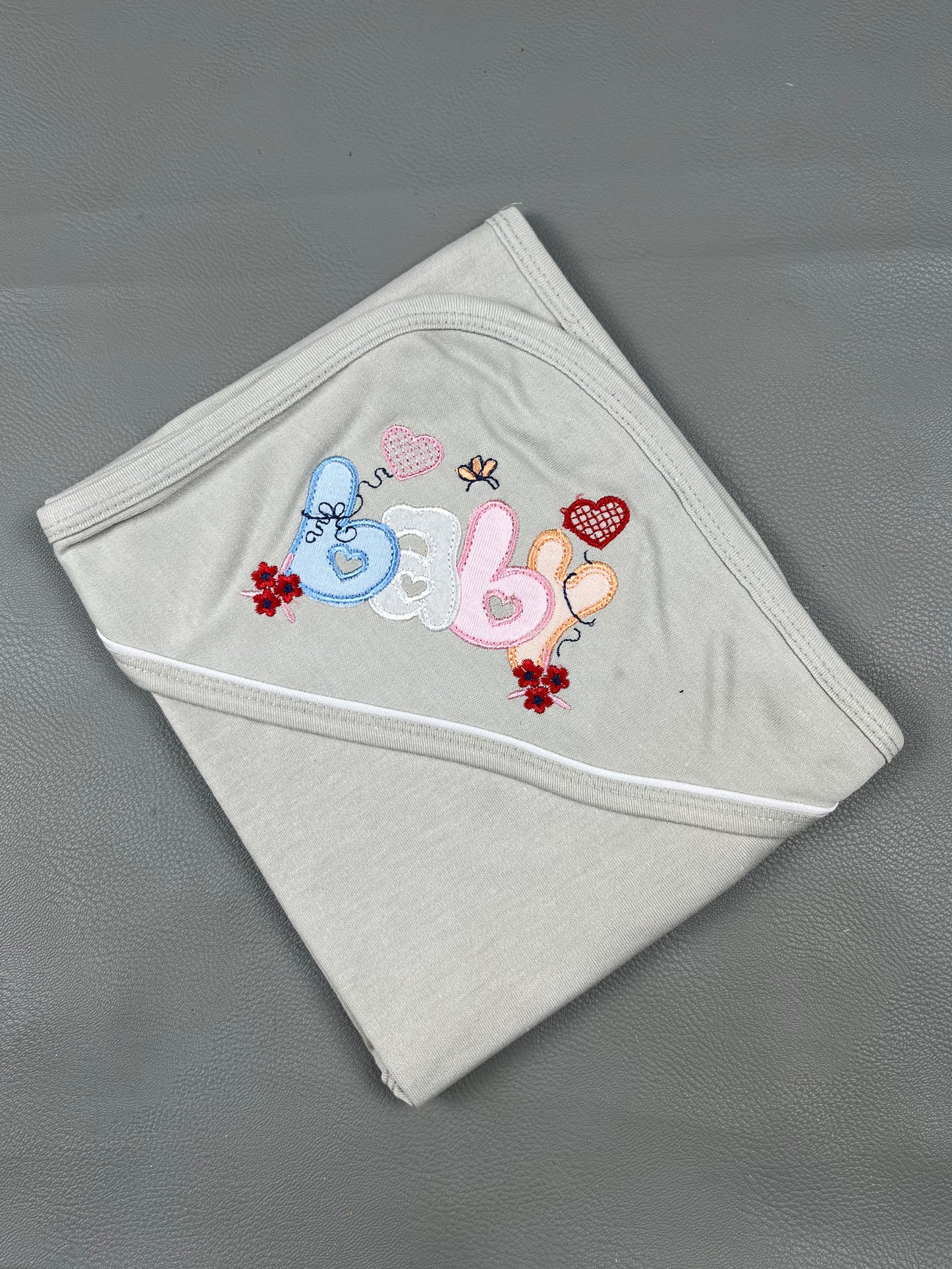 Light Grey Baby Wrapping Sheet For Newborn NWS17