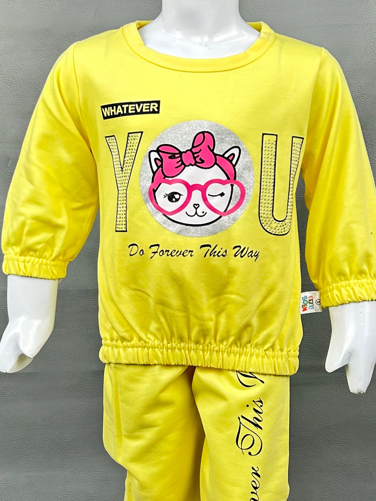 1Yr - 4Yrs Forever Yellow Suit For Girls SK GS113