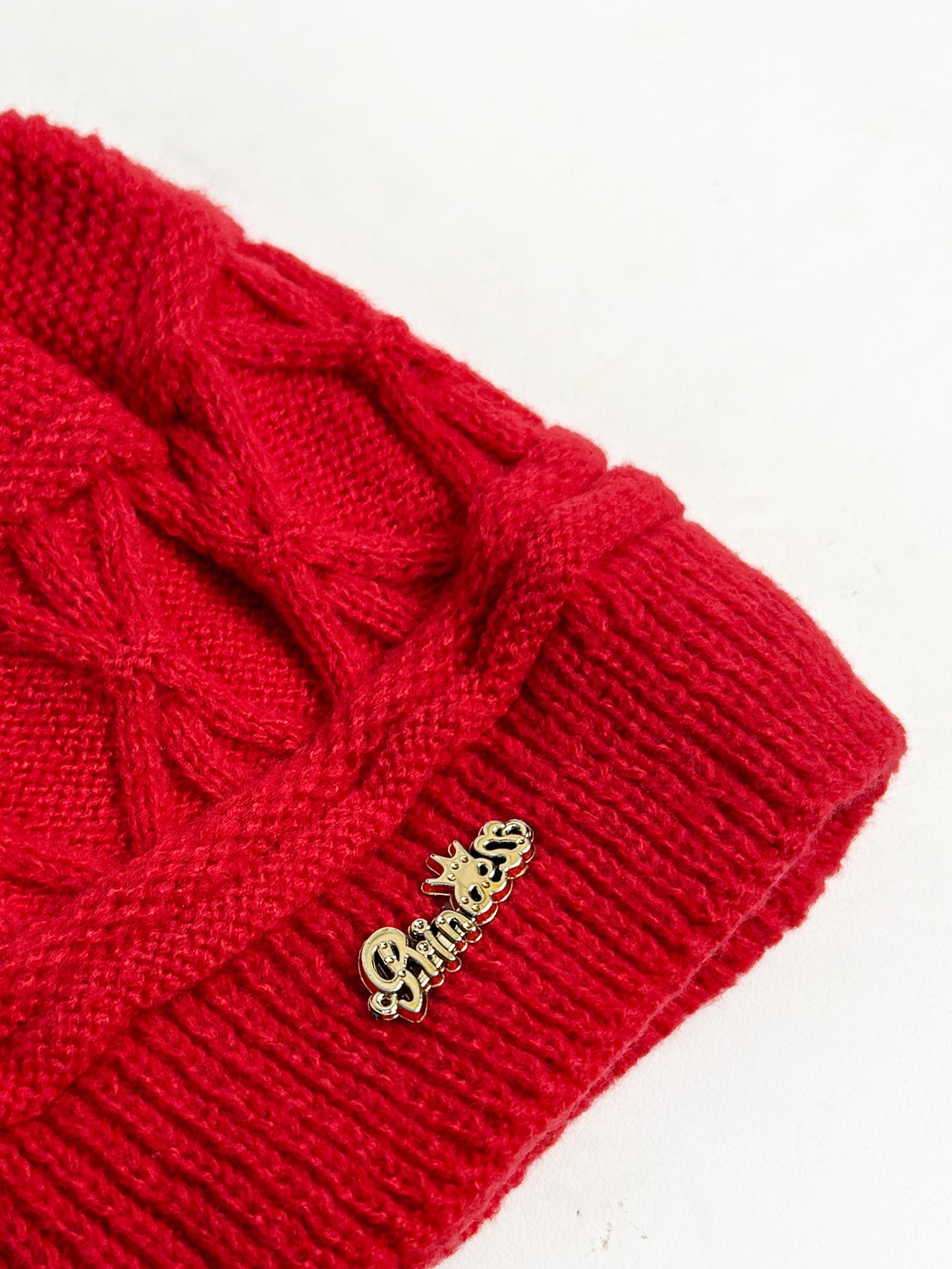 Red Multidesign Winter Warm Beanie Hat For Women's/Winter Cap For Girls WWC08