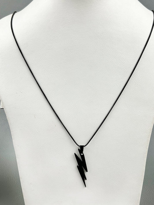 Black Flash Neck Chain For Men MCN05