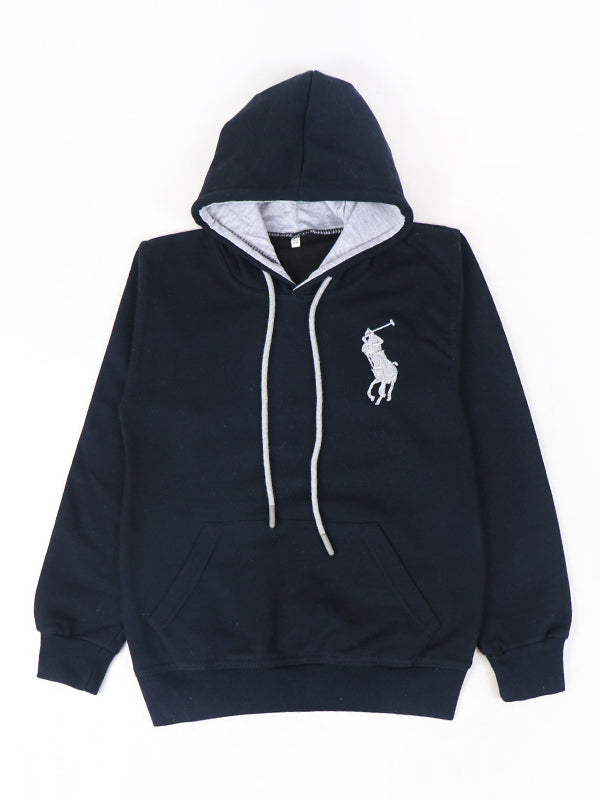 KH11 Kids Pullover Hoodie 4Yrs - 9Yrs Polo Navy Blue