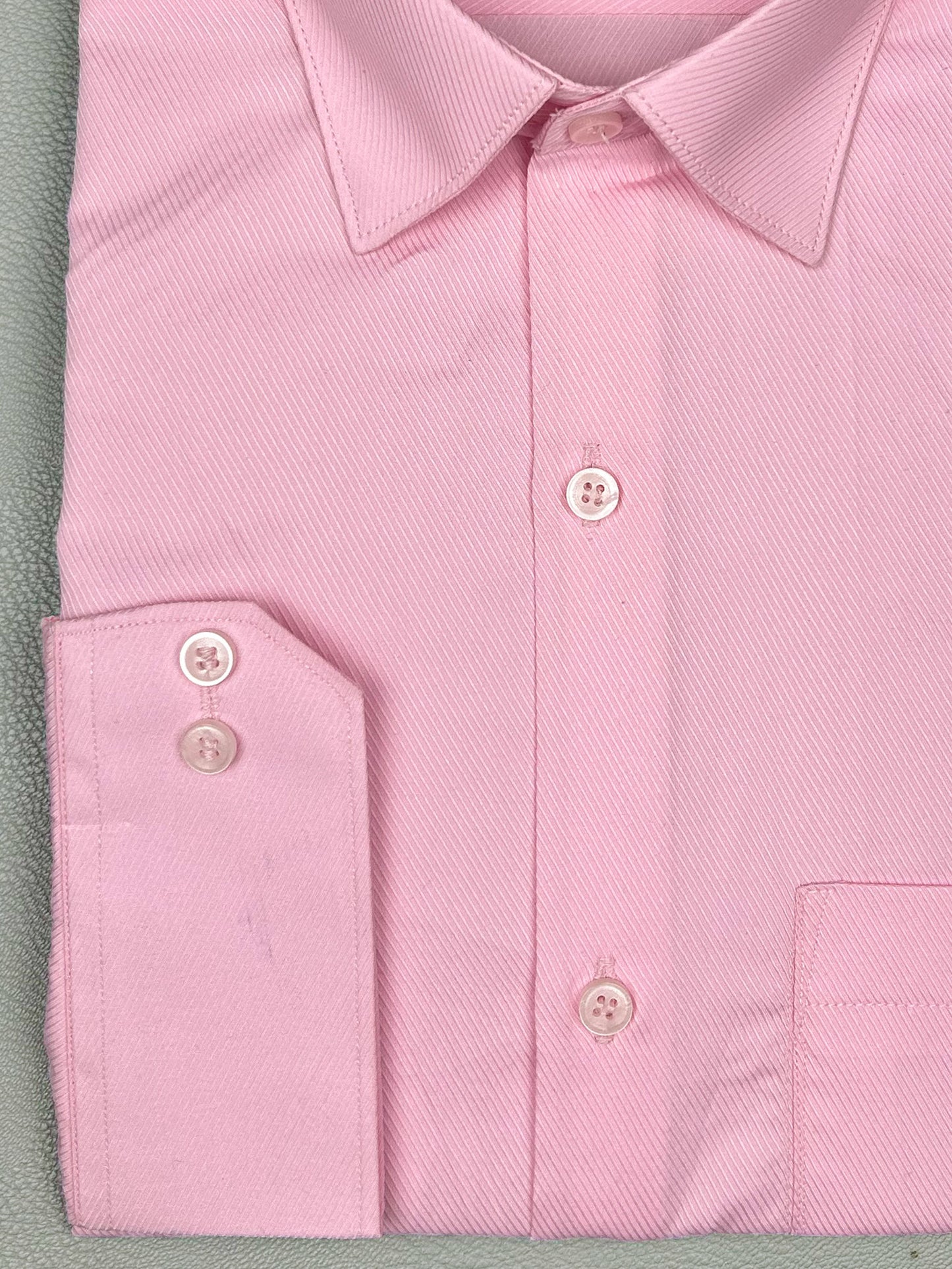 Pink Stripes Formal Dress Shirt For Men MFS167