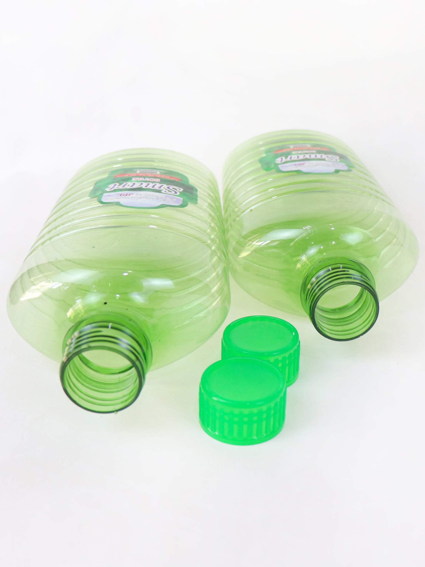 Smart Round Transparent Water Bottle Green