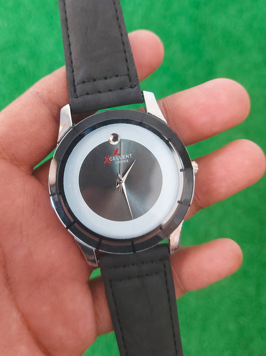 X Men's Minimal Watch Black