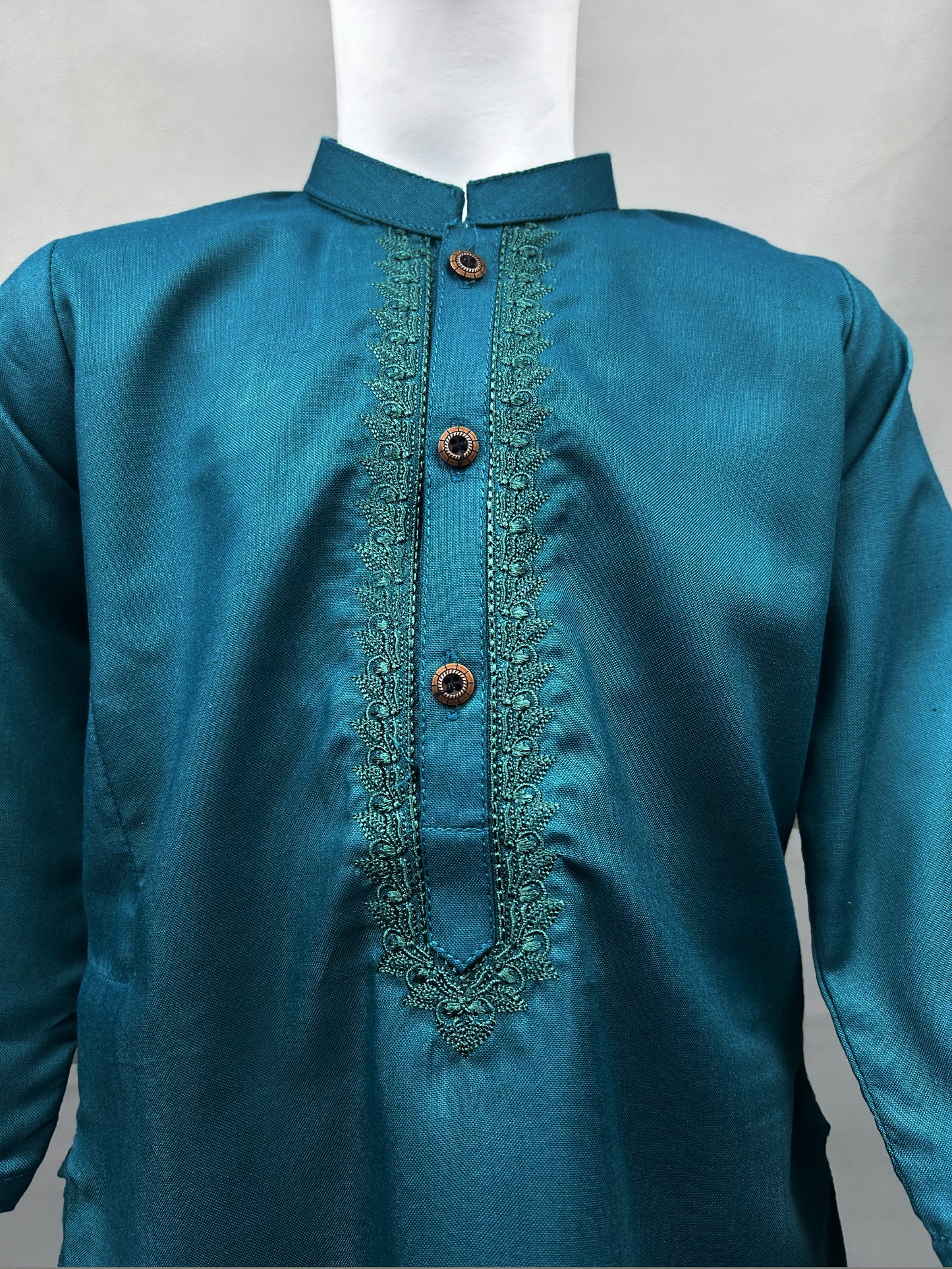 2Yrs - 14Yrs 681 Sea Green Kameez Shalwar Suit For Boys BKS111