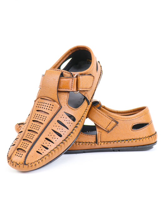 SC Shoes For Men Camel Brown Design #  52-53