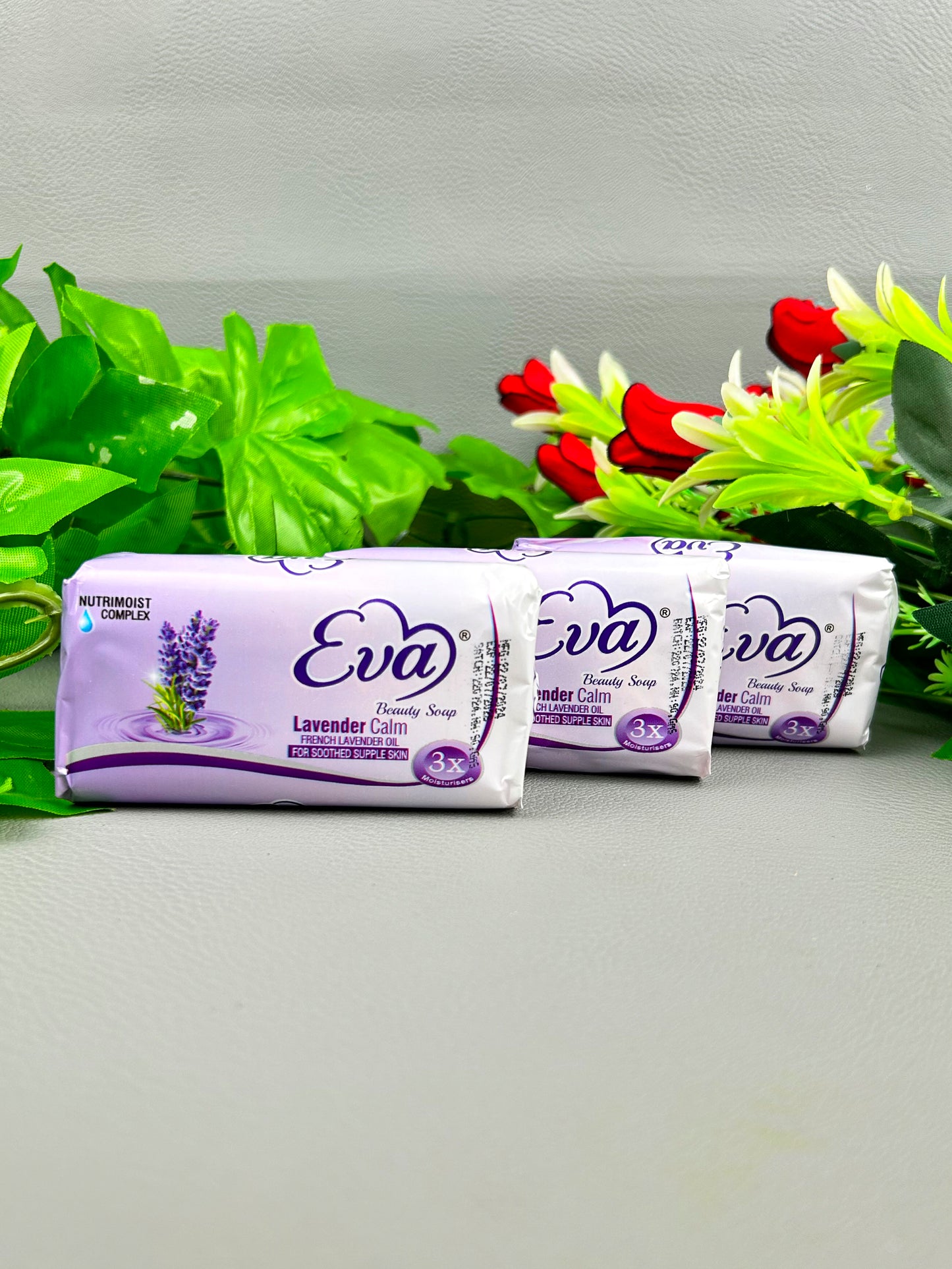 Pack of 3 Eva Lavender Calm Beauty Soap