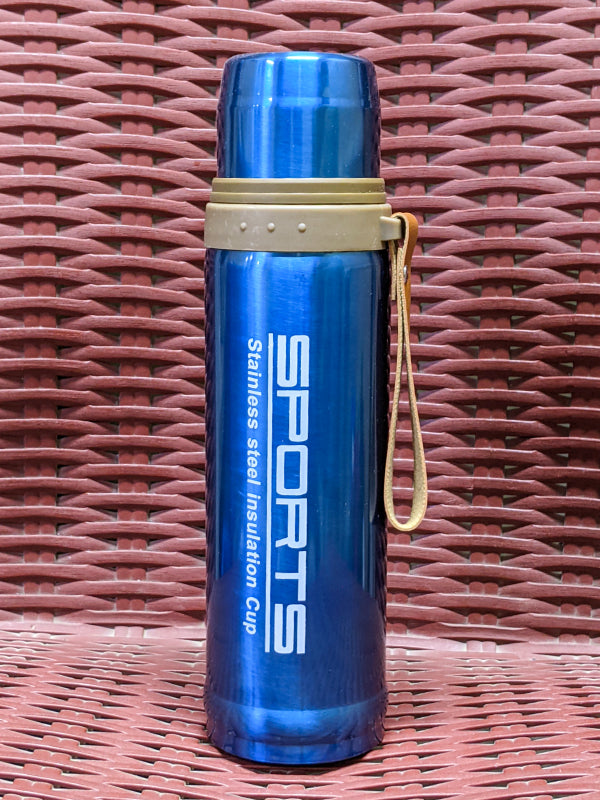 Blue Stainless Steel Vacuum Flask/Insulated Water Bottle D-44