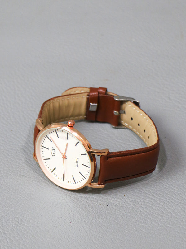 Brown Wrist Watch For Men's MW57