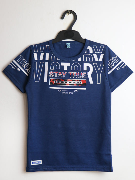 ATT Boys T-Shirt 5 Yrs - 10 Yrs True Blue
