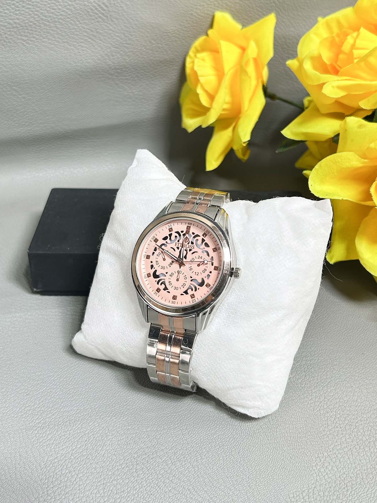 Silver Stainless Steel Watch For Men MW165
