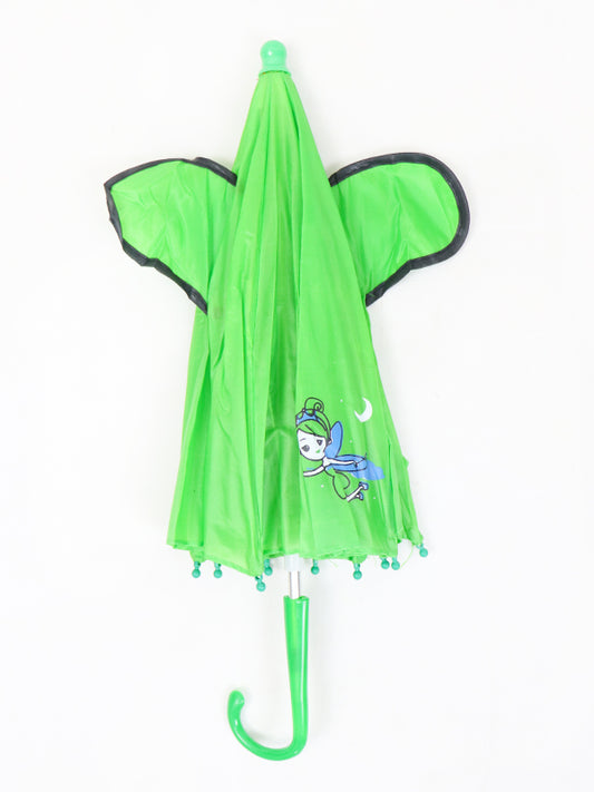 Small Kids Cartoon Umbrella - Green 02