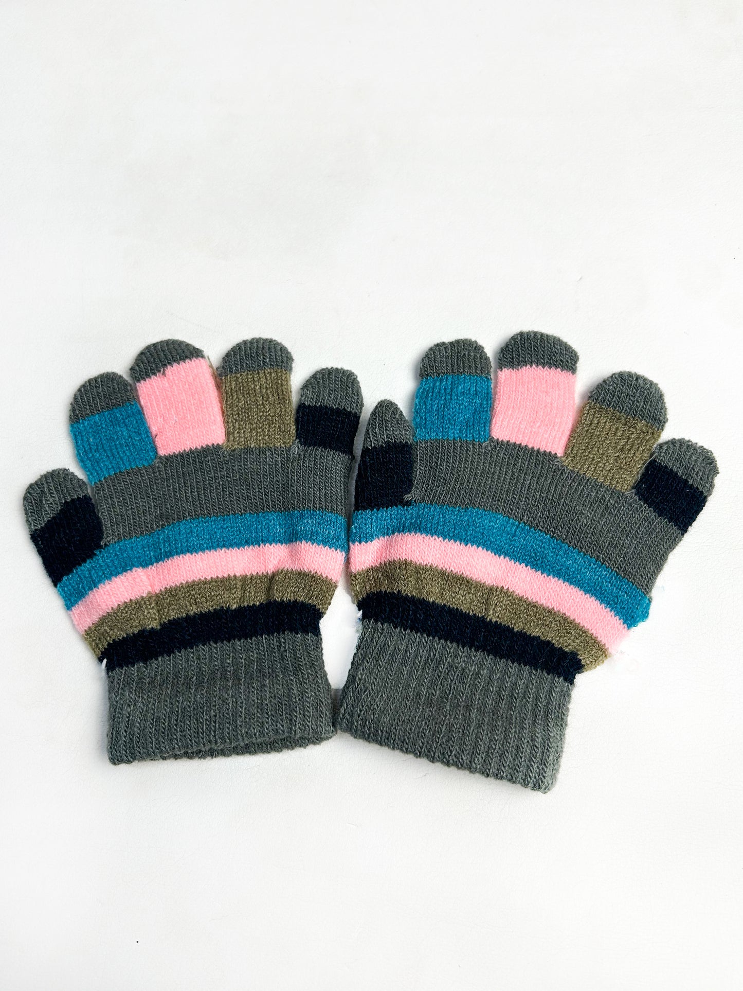 Multicolor Newborn Winter Gloves / Warm Children's Gloves / Unisex Full Finger Gloves KG05