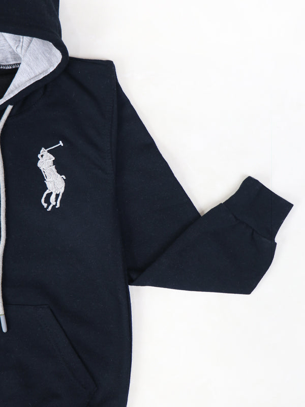 KH11 Kids Pullover Hoodie 4Yrs - 9Yrs Polo Navy Blue