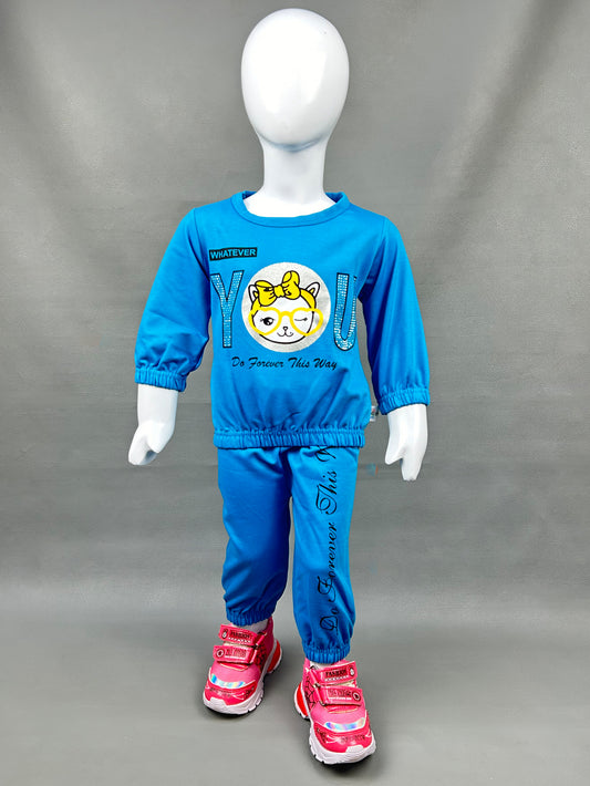 1Yr - 4Yrs Forever Blue Suit For Girls SK GS114