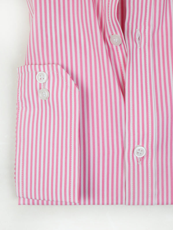 MFS08 Men's Formal Dress Shirt Pink Lines