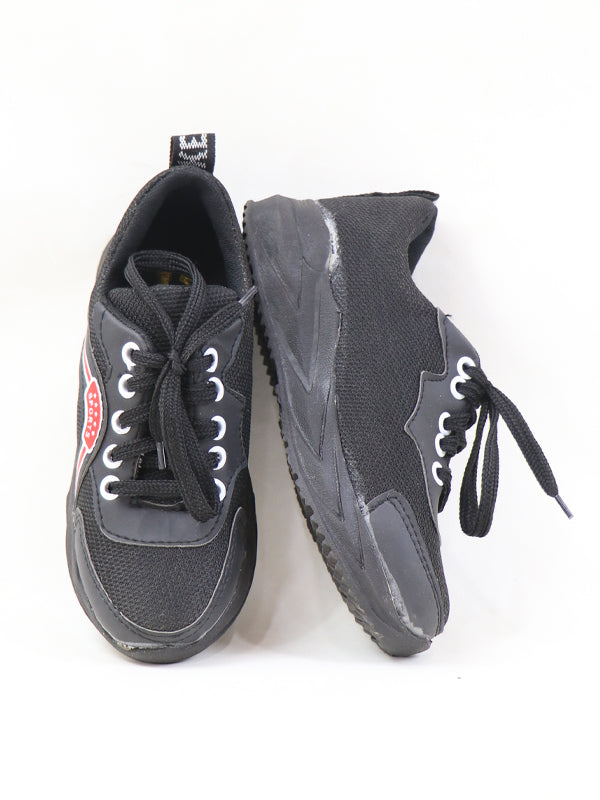 BS19 Boys Shoes 8Yrs - 12Yrs SP Black