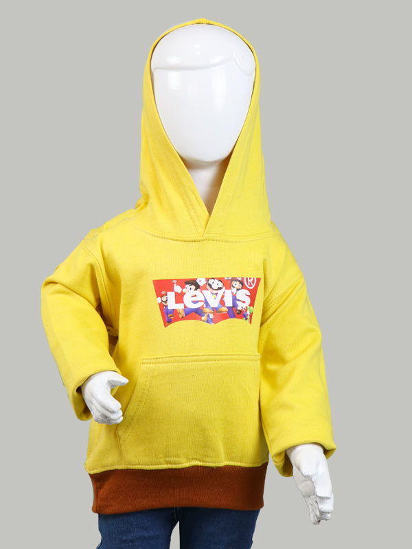 KH05 Kids Pullover Hoodie 1.5Yrs - 5Yrs LV Yellow