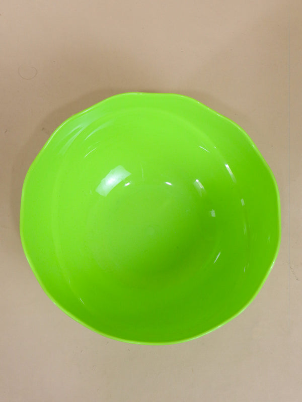 Green Plastic Serving Bowl MB09