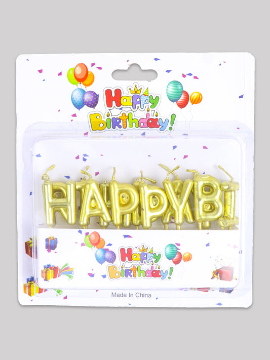 BP01 Happy Birthday Candle Cake Decorator