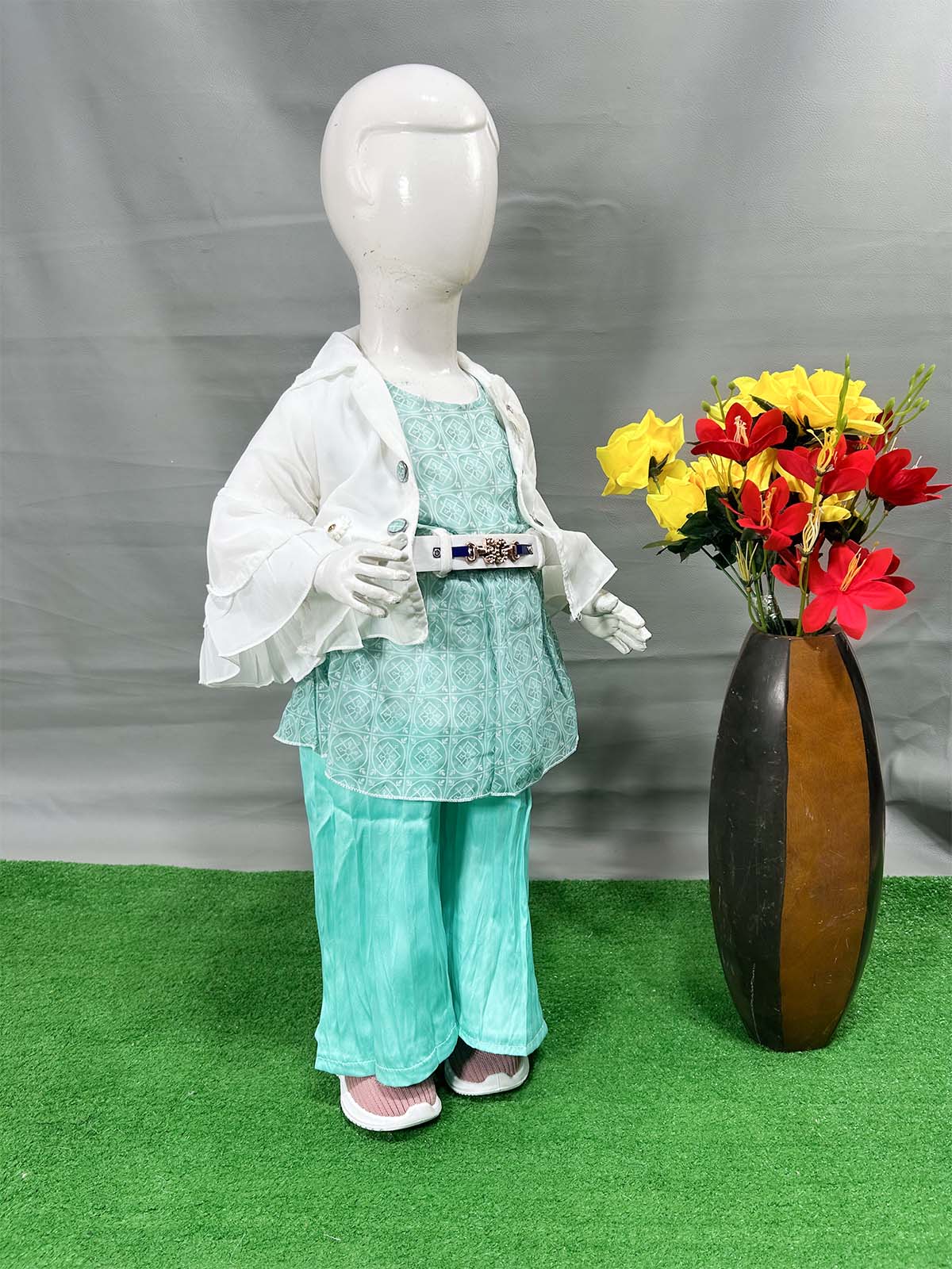 1Yr - 8Yrs Ferozi Suit For Girls WG GS362