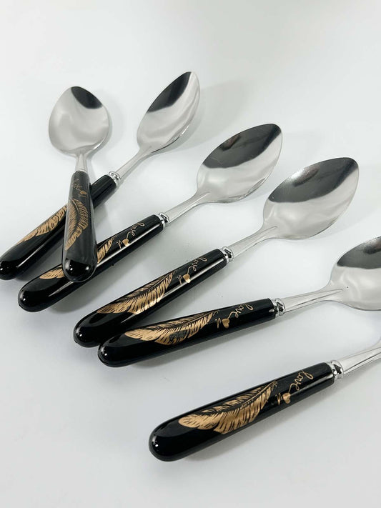 Pack of 6 Stainless Steel Table Spoons D109