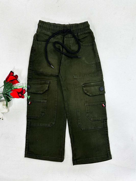 5Yrs - 15Yrs Green Demin Jeans For Boys BJ32