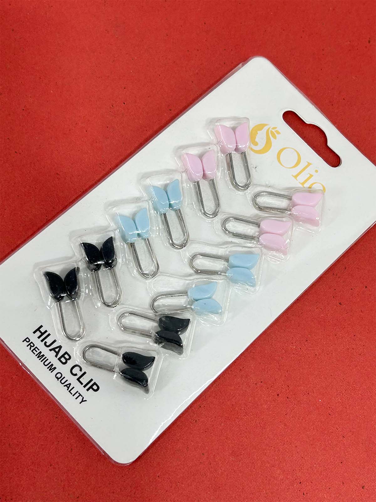 Pack of 12 Clip Pins For Scarf and Hijab GHC107