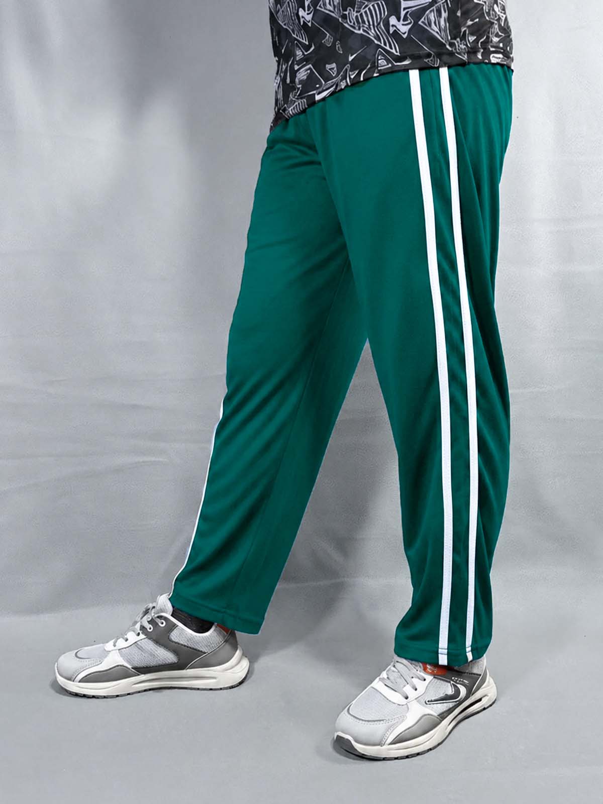 Green Plain Trouser For Men HG MT223