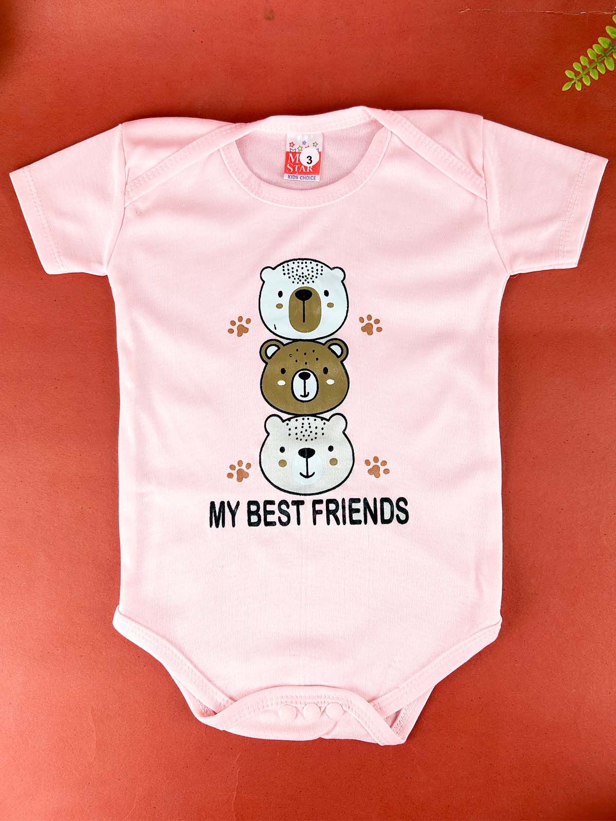 6Mth - 12Mth Baby Pink Romper For Newborn NBR155