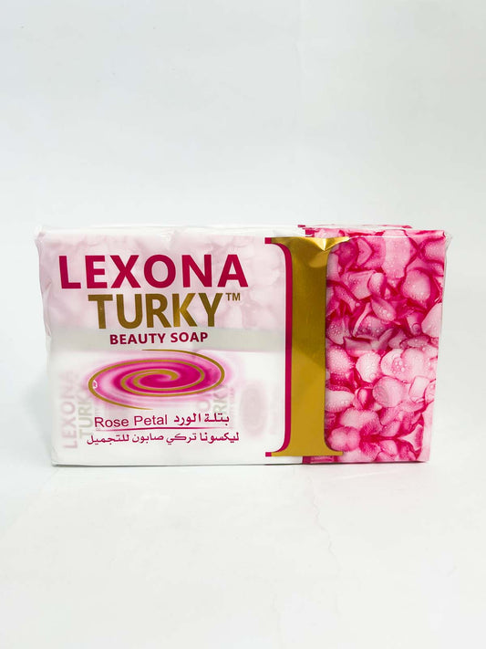 Pack of 6 Lexona Turky Rose Petal Beauty Soap