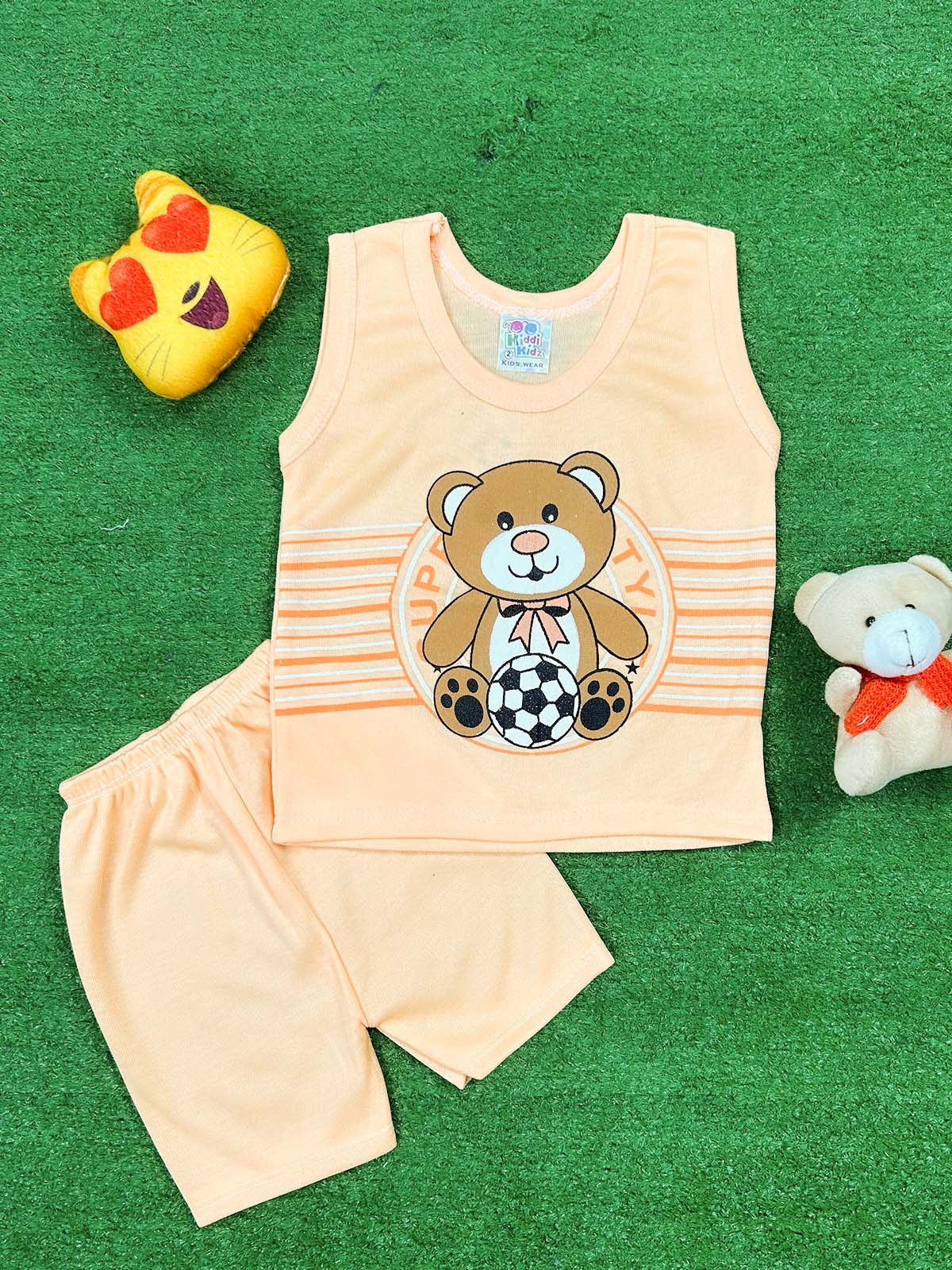 3Mth - 9Mth Bear Orange Baba Suit For Newborn HG NBS746