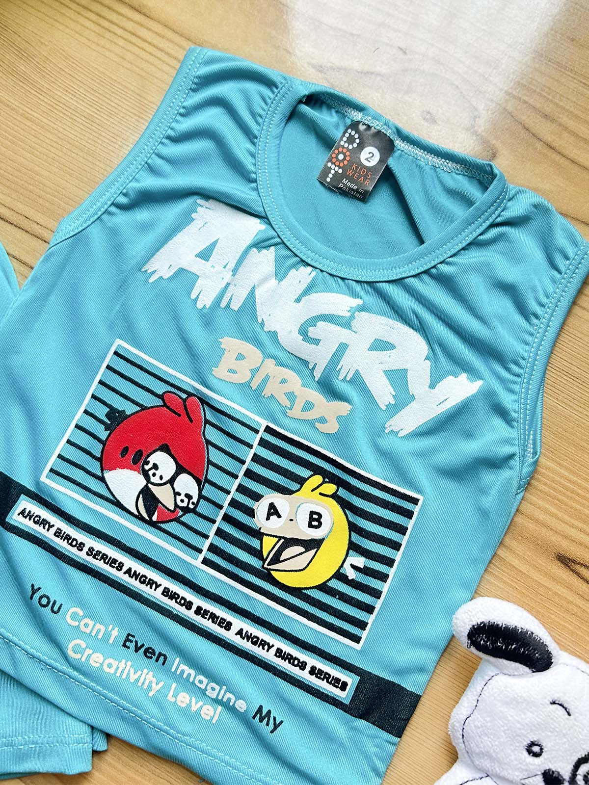 Baba Suit Angry Bird Blue For Newborn HG NBS757