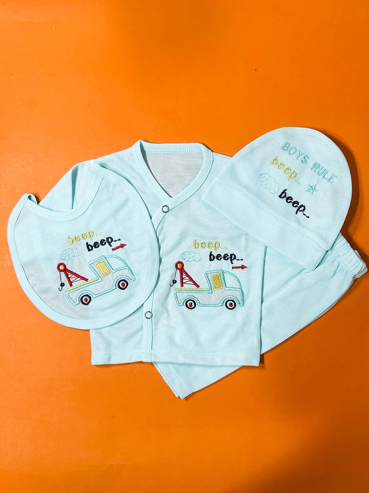 0Mth - 3Mth Ferozi 4Pcs Gift Set For Newborn HG NBGS272