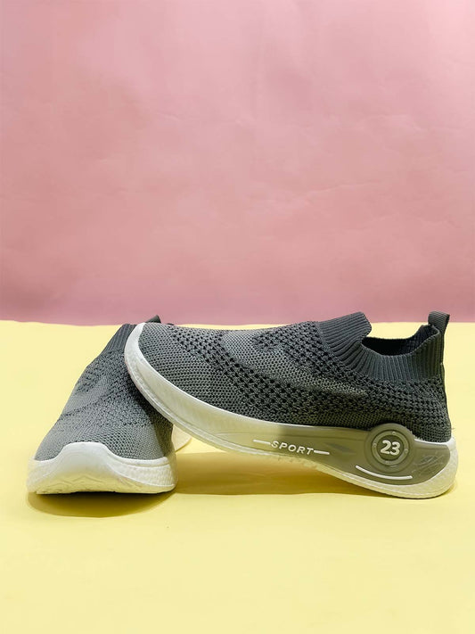 1Yrs - 12Yrs Grey Casual Sneakers For Kids BJ58