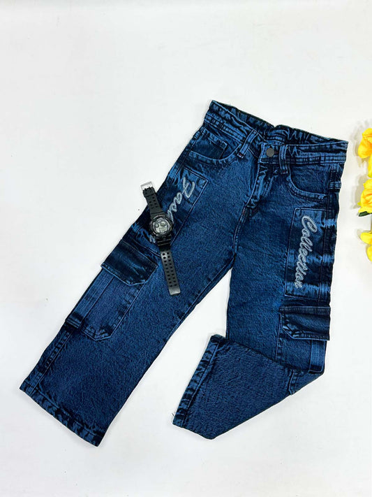 5Yrs - 15Yrs Blue Baggy Denim Jeans For Boys BJ16