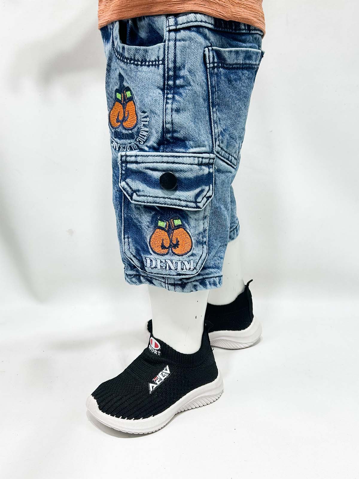 2Yrs - 16Yrs Blue Denim Jeans Short For Boys BJS08