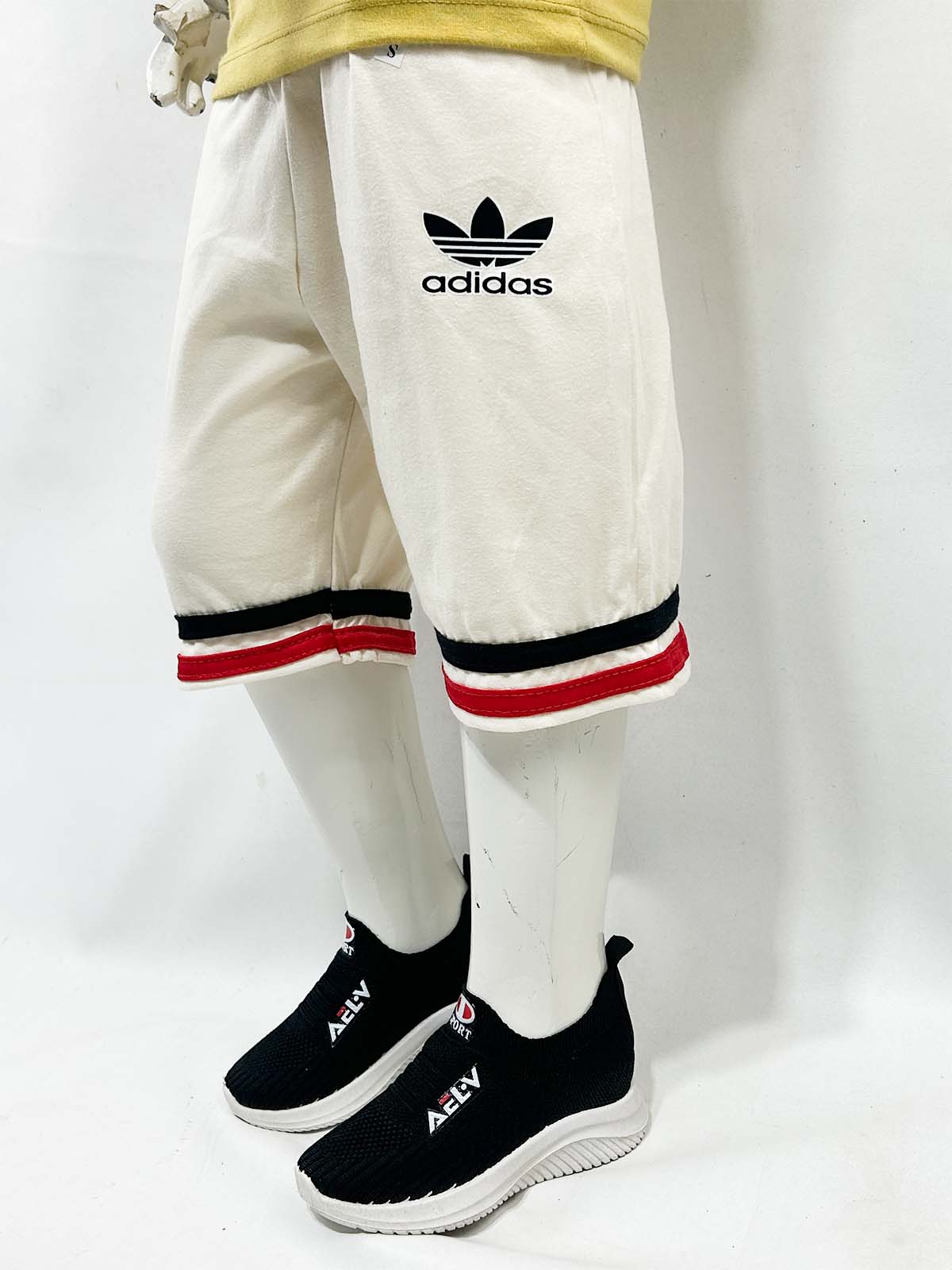 2Yrs - 5Yrs Cream Boys 3-QTR Short For Boys BQS22