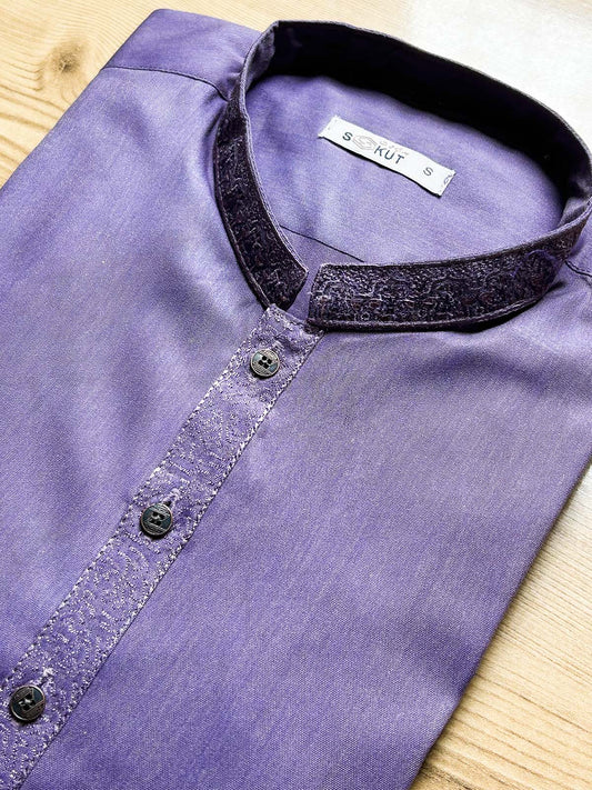 Purple Premium Kurta for Men MK44