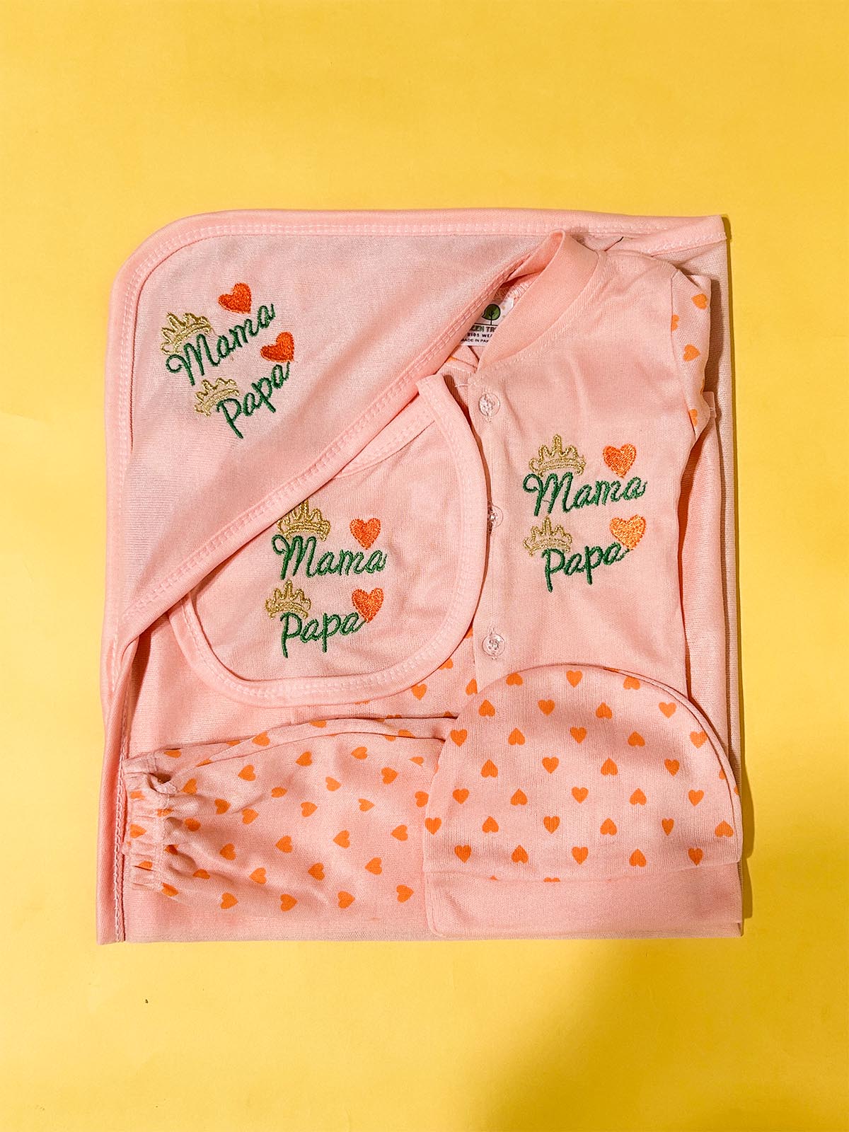 0Mth - 3Mth Pink 5Pcs Gift Set For Newborn HG NBGS323