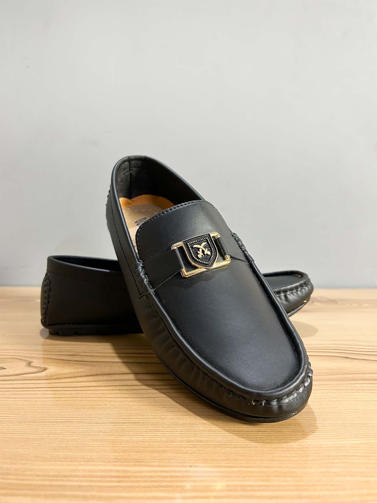 Black Loafers for Men ML87