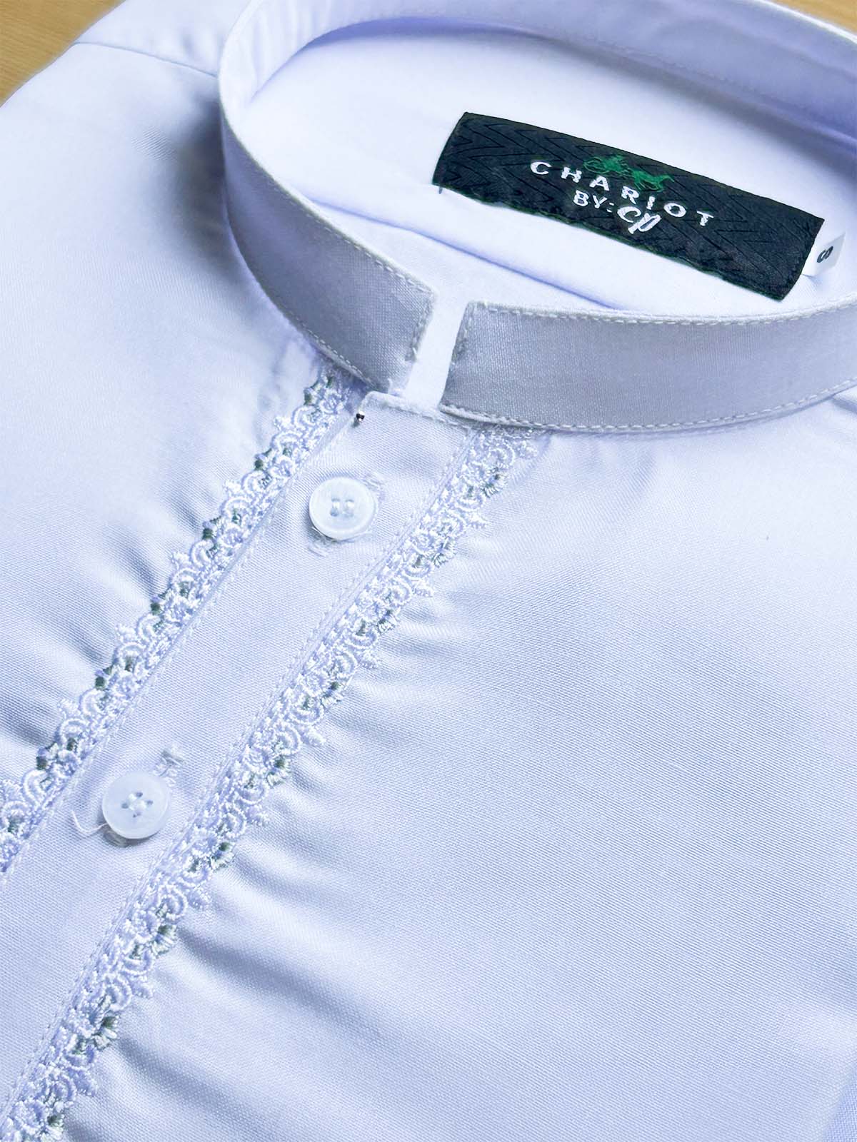 914-B/C White Stitched Suit Sherwani Collar Kameez Shalwar For Men MSK337