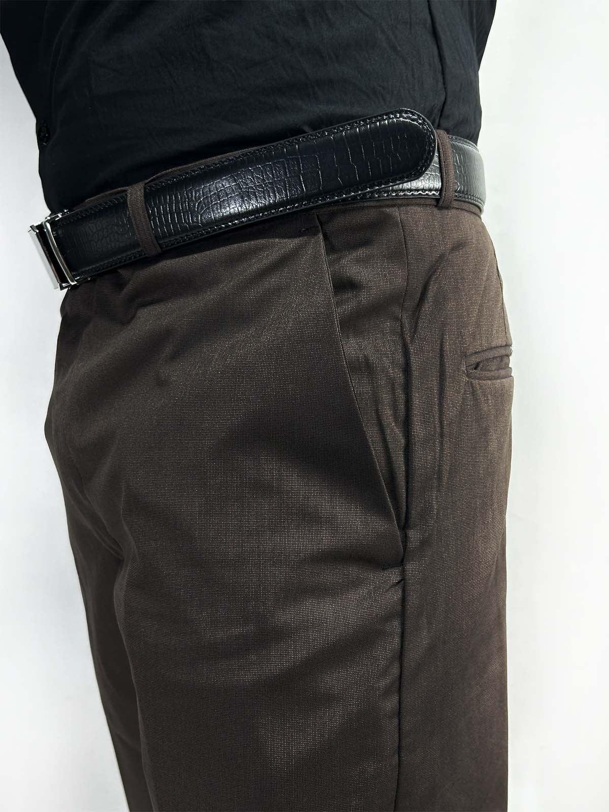 Dark Brown Formal Dress Pant For Men MFP88