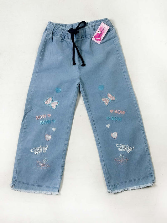 8Yrs - 14Yrs Blue Stretchable Denim Jeans For Girls AR GJ34