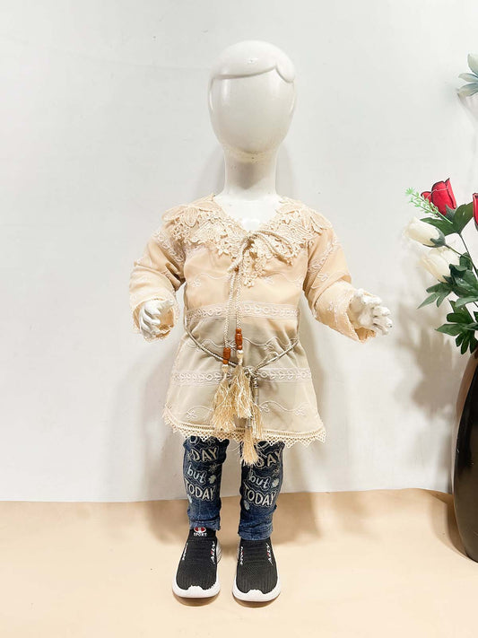 1Yr - 7Yrs Beige Suit For Girls TG GS455